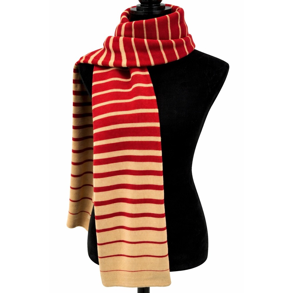 Echo Soft Women's Classic Rectangular Winter Fashion Scarf One Size Red Stripe